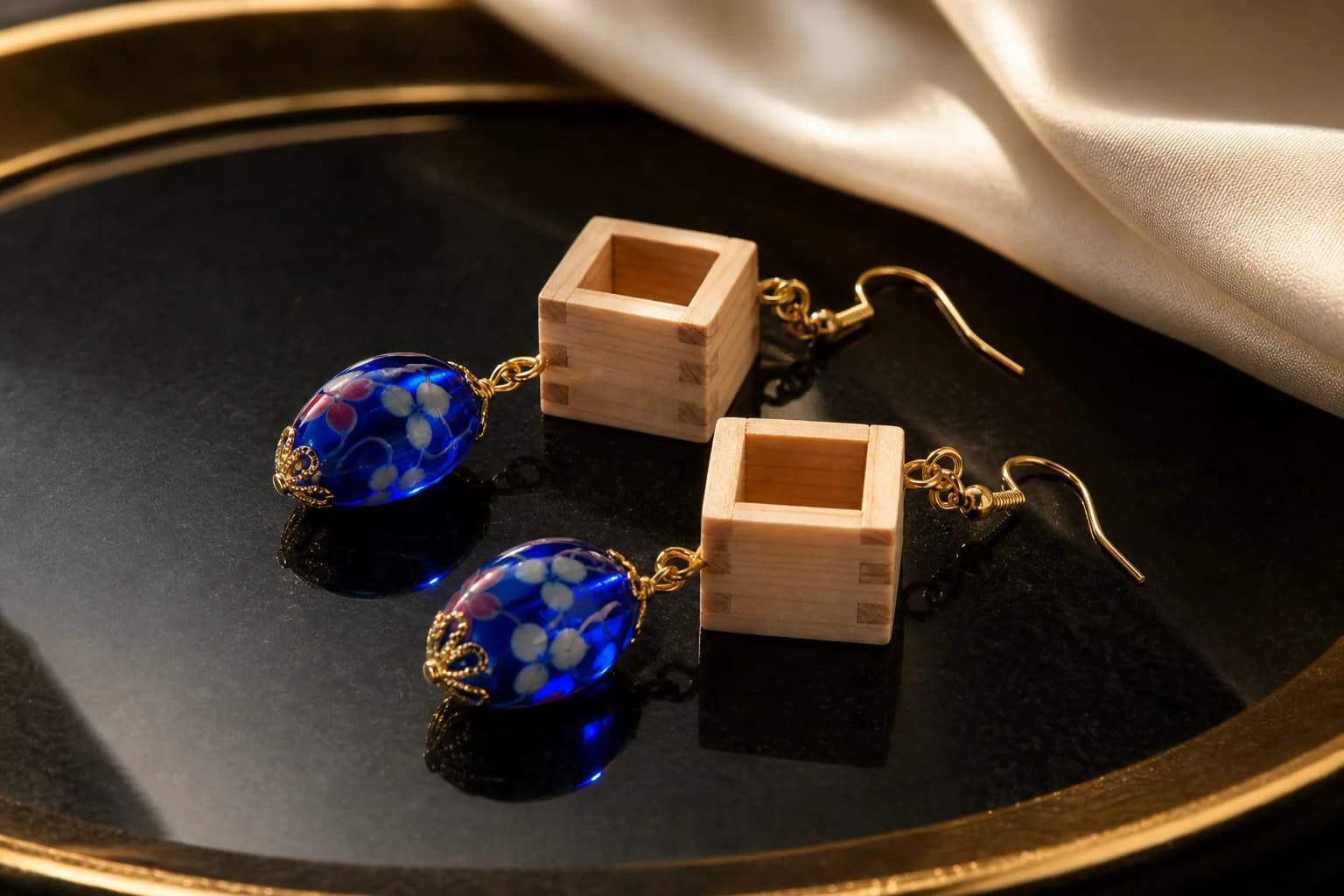 KUMIKI — Blue Tonbodama Pierce