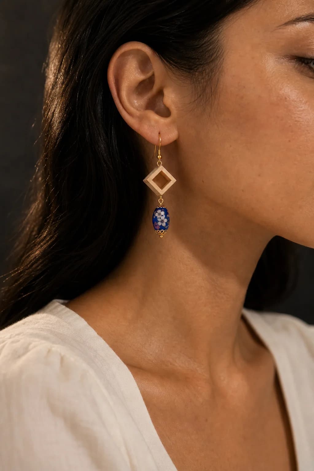 KUMIKI — Blue Tonbodama Pierce