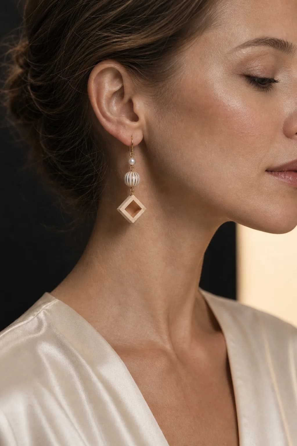 KUMIKI — White Temari Pierce